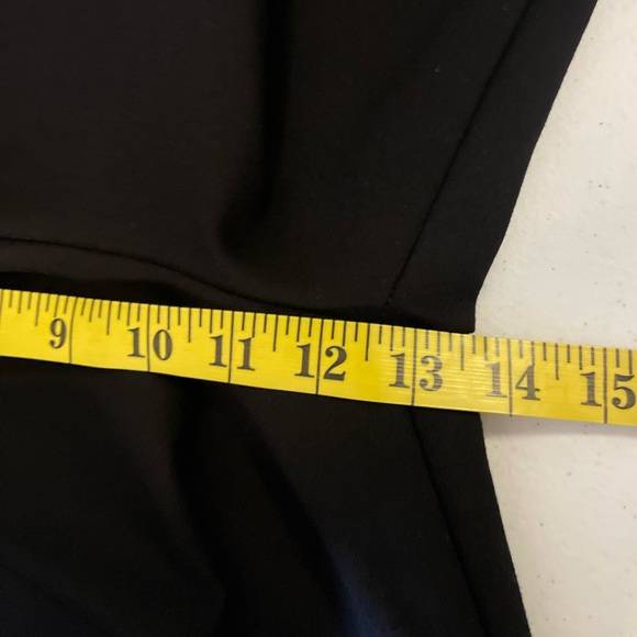 J. Crew Mario Bellucci Flare Pants Womens Black L Zippered Bell Bottom High Rise - Picture 10 of 12